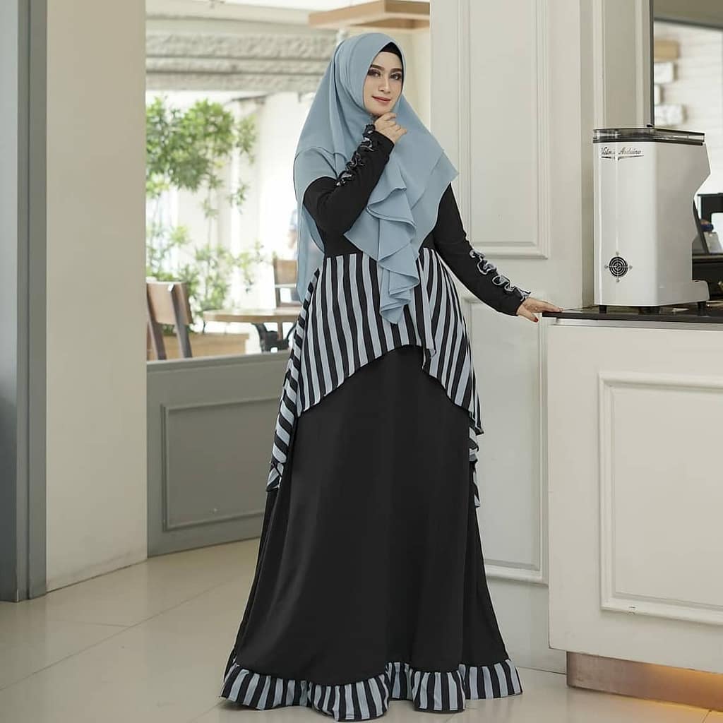 Pilihan gamis busui model pinguin