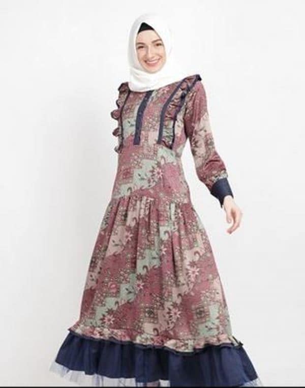 Baju Gamis Model Sekarang Semi Sutra