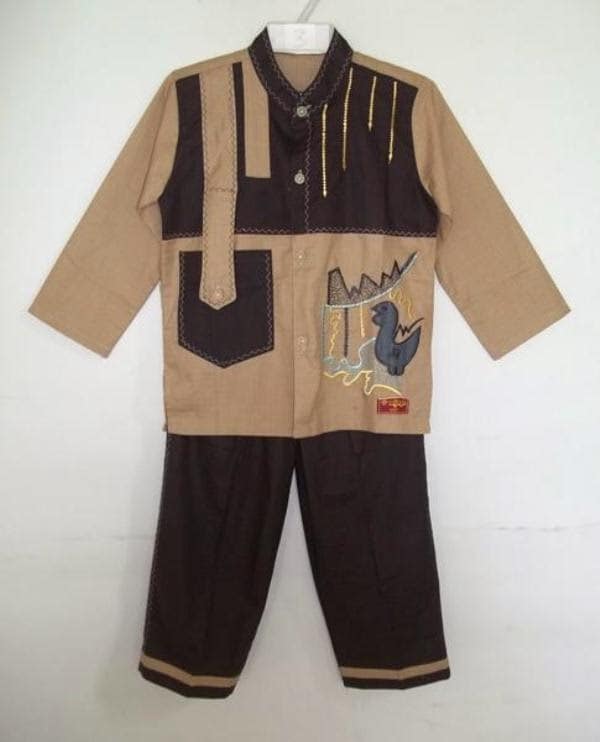 baju koko anak bordir