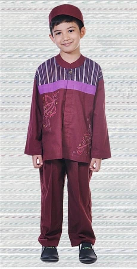 baju koko anak lengan panjang