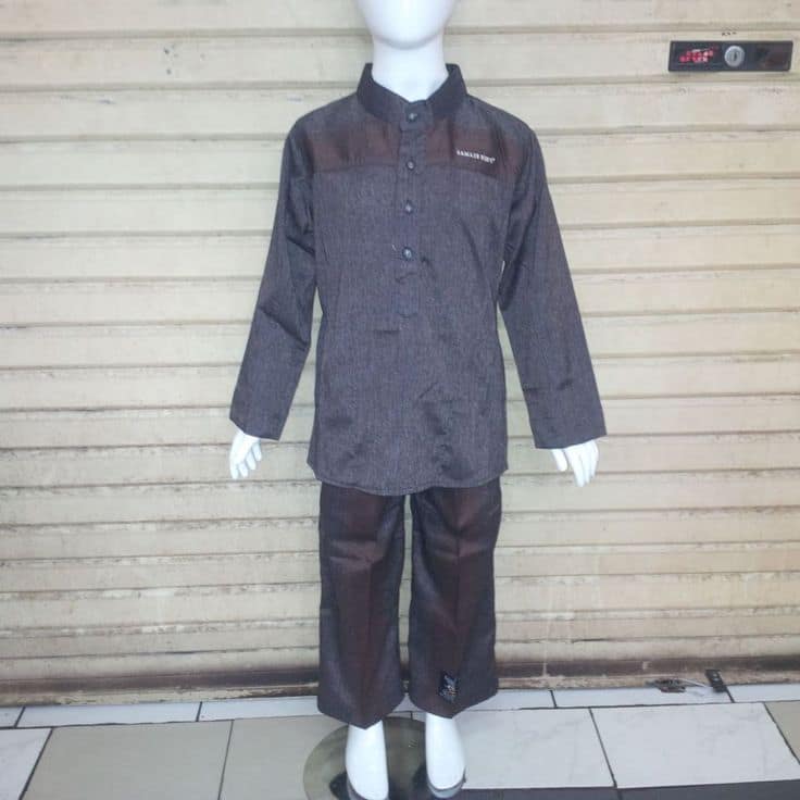 baju koko anak warna gelap